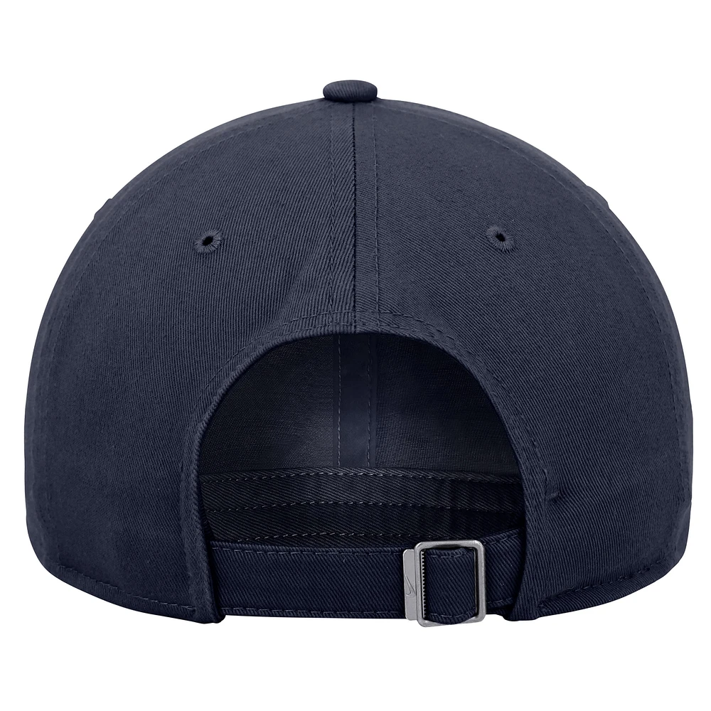 Men's Nike Navy Ole Miss Rebels Club Adjustable Hat