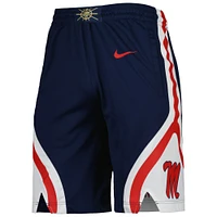 Men's Nike Navy Ole Miss Rebels Replica Performance Basketball Shorts