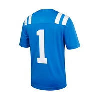 Men's Nike #1 Powder Blue Ole Miss Rebels Untouchable Football Jersey