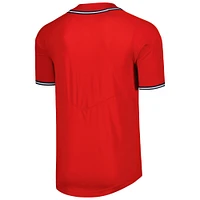 Maillot de baseball réplique à boutons complets Nike rouge Ole Miss Rebels pour homme