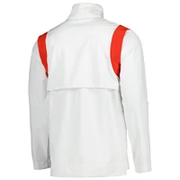 Men's Nike White Ole Miss Rebels 2022 Coaches Sideline Quarter-Zip Top