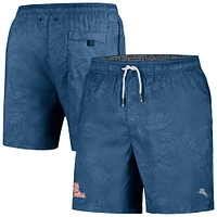 Men's Tommy Bahama Navy Ole Miss Rebels Naples Layered Leaves Swim Trunks