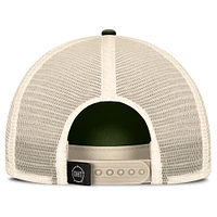 Chapeau réglable Top of the World Hunter Green Ole Miss Rebels OHT pour hommes, appréciation militaire Glory Trucker