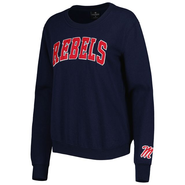 Sweat Colosseum Navy Ole Miss Rebels Campanile pour femme