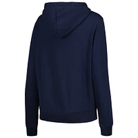 Women's Stadium Athletic Navy Ole Miss Rebels Big Logo Pullover Hoodie