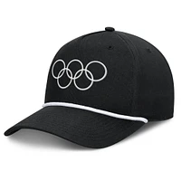 Casquette ajustable noire pour hommes Fanatics pour podium des Jeux olympiques