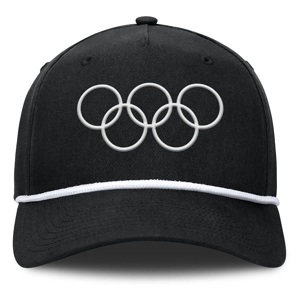 Casquette ajustable noire pour hommes Fanatics pour podium des Jeux olympiques