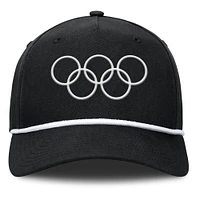 Casquette ajustable noire pour hommes Fanatics pour podium des Jeux olympiques