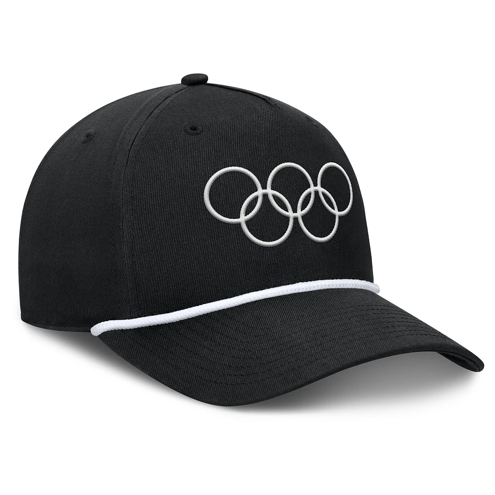 Casquette ajustable noire pour hommes Fanatics pour podium des Jeux olympiques