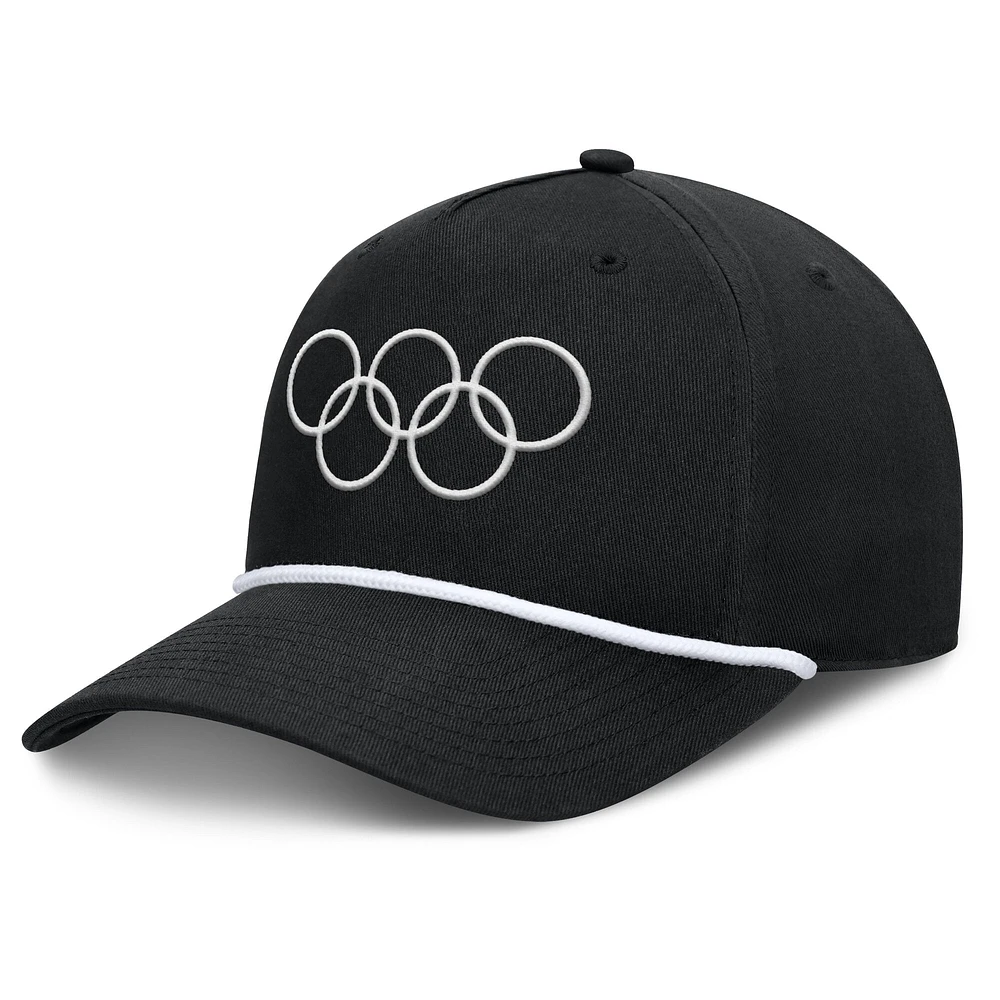 Casquette ajustable noire pour hommes Fanatics pour podium des Jeux olympiques