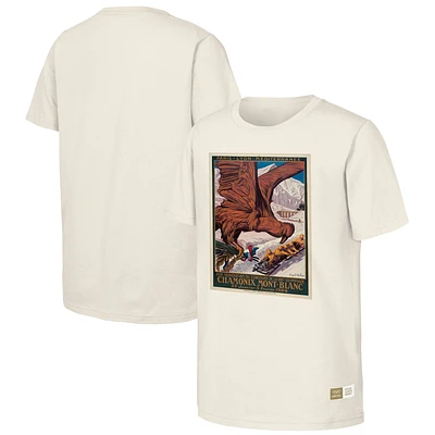 T-shirt naturel du patrimoine olympique des Jeux de Chamonix 1924 pour hommes