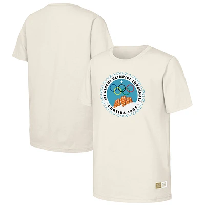 T-shirt pour homme Natural Olympic Heritage des Jeux de Cortina 1956