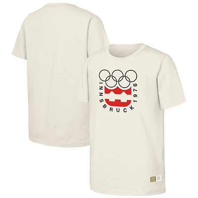 Men's  Natural 1976 Innsbruck Games Olympic Heritage T-Shirt