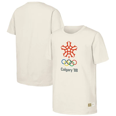 Men's  Natural 1988 Calgary Games Olympic Heritage T-Shirt