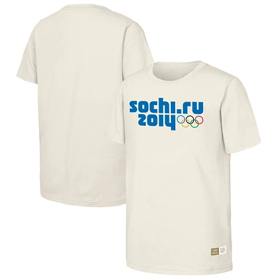 T-shirt naturel du patrimoine olympique des Jeux de Sotchi 2014 pour hommes