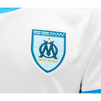 Men's Puma White Olympique Marseille 2024/25 Home Replica Jersey