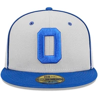 Men's New Era Gray Omaha Storm Chasers Theme Nights Rockets  59FIFTY Fitted Hat