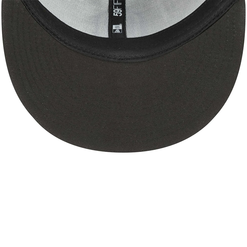 Men's New Era Gray Omaha Storm Chasers Theme Nights Rockets  59FIFTY Fitted Hat