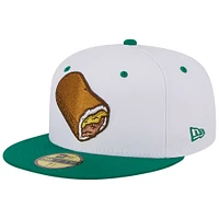 Men's New Era White Omaha Storm Chasers Theme Nights Runzas  59FIFTY Fitted Hat