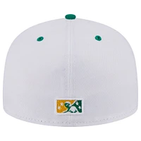 Men's New Era White Omaha Storm Chasers Theme Nights Runzas  59FIFTY Fitted Hat