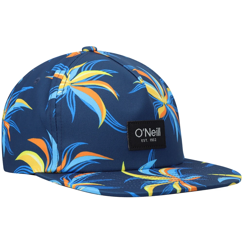 Casquette O'Neill Navy Flora Snapback pour homme