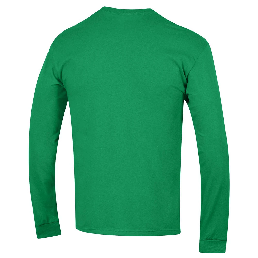 Men's Champion  Green Oregon Ducks Arch Over Logo Long Sleeve T-Shirt
