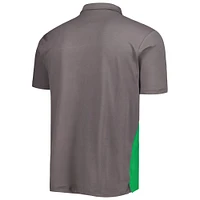 Men's Colosseum Charcoal Oregon Ducks Two Yutes Polo
