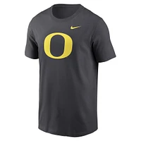 Men's Nike Anthracite Oregon Ducks Primetime Evergreen Logo T-Shirt