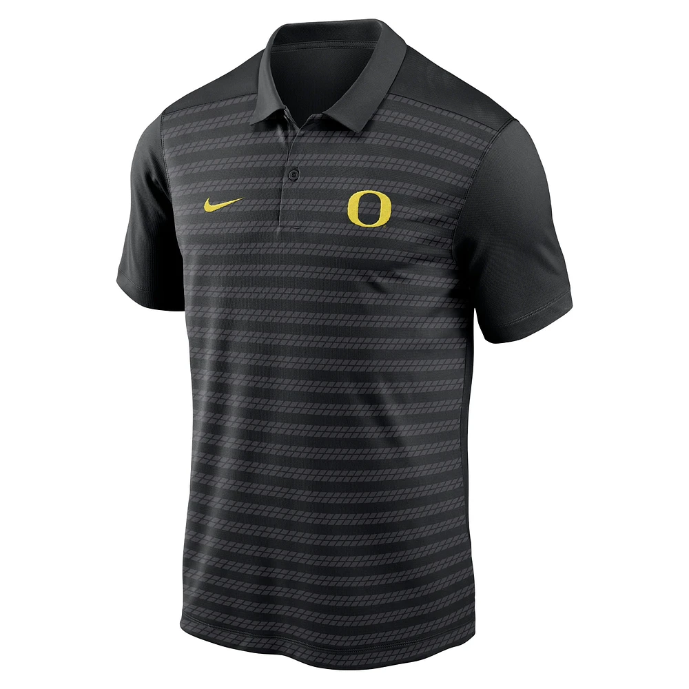 Men's Nike Black Oregon Ducks 2024 Early Season Coaches Sideline Performance Polo