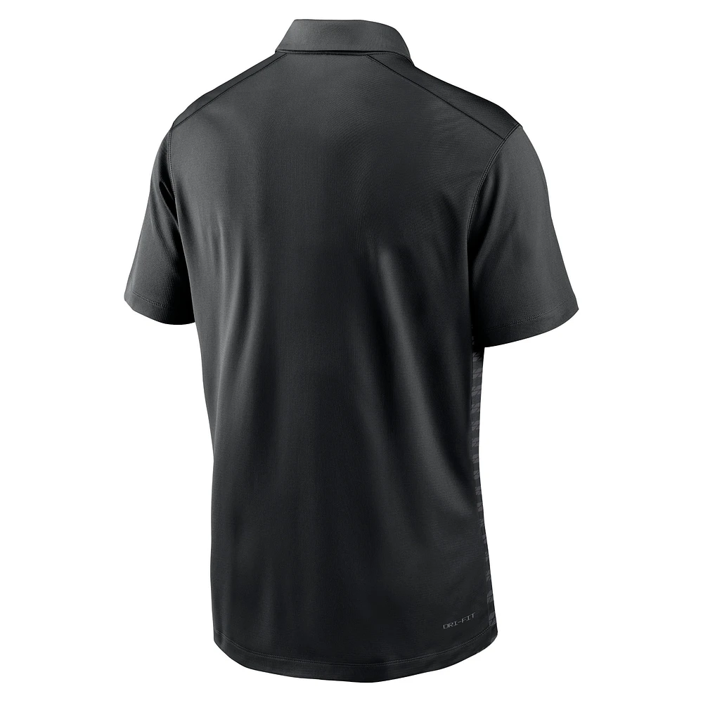 Men's Nike Black Oregon Ducks 2024 Early Season Coaches Sideline Performance Polo