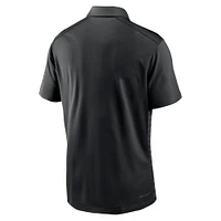 Men's Nike Black Oregon Ducks 2024 Early Season Coaches Sideline Performance Polo