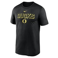 Men's Nike Black Oregon Ducks 2025 Sideline Legend Performance T-Shirt