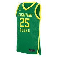 Men's Nike Deja Kelly Apple Green Oregon Ducks NIL Basketball Replica Player Jersey