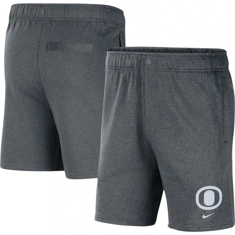 Short Nike Oregon Ducks Fleece gris pour homme