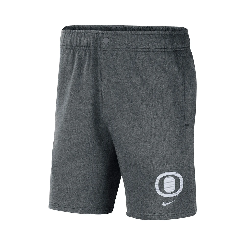 Short Nike Oregon Ducks Fleece gris pour homme