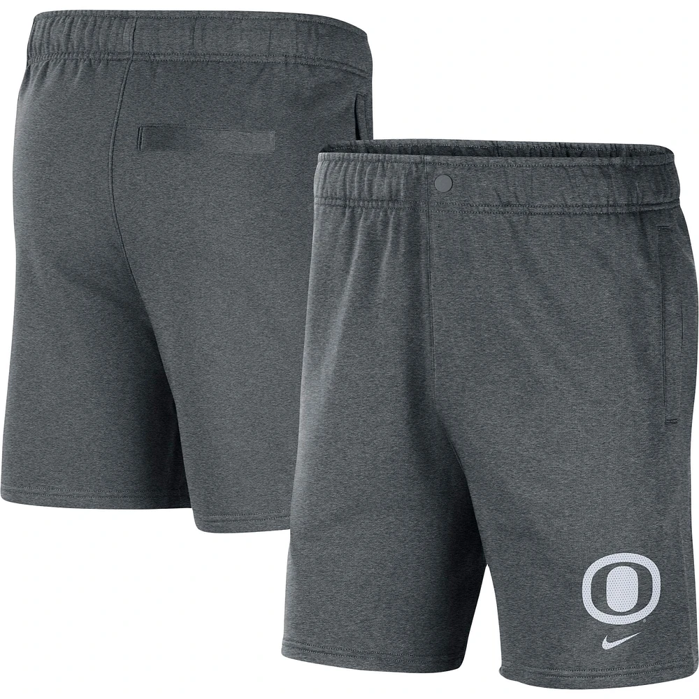 Short Nike Oregon Ducks Fleece gris pour homme