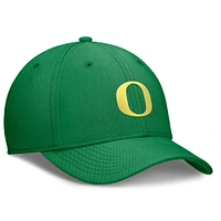 Men's Nike Green Oregon Ducks 2024 On-Field Swoosh Flex Hat