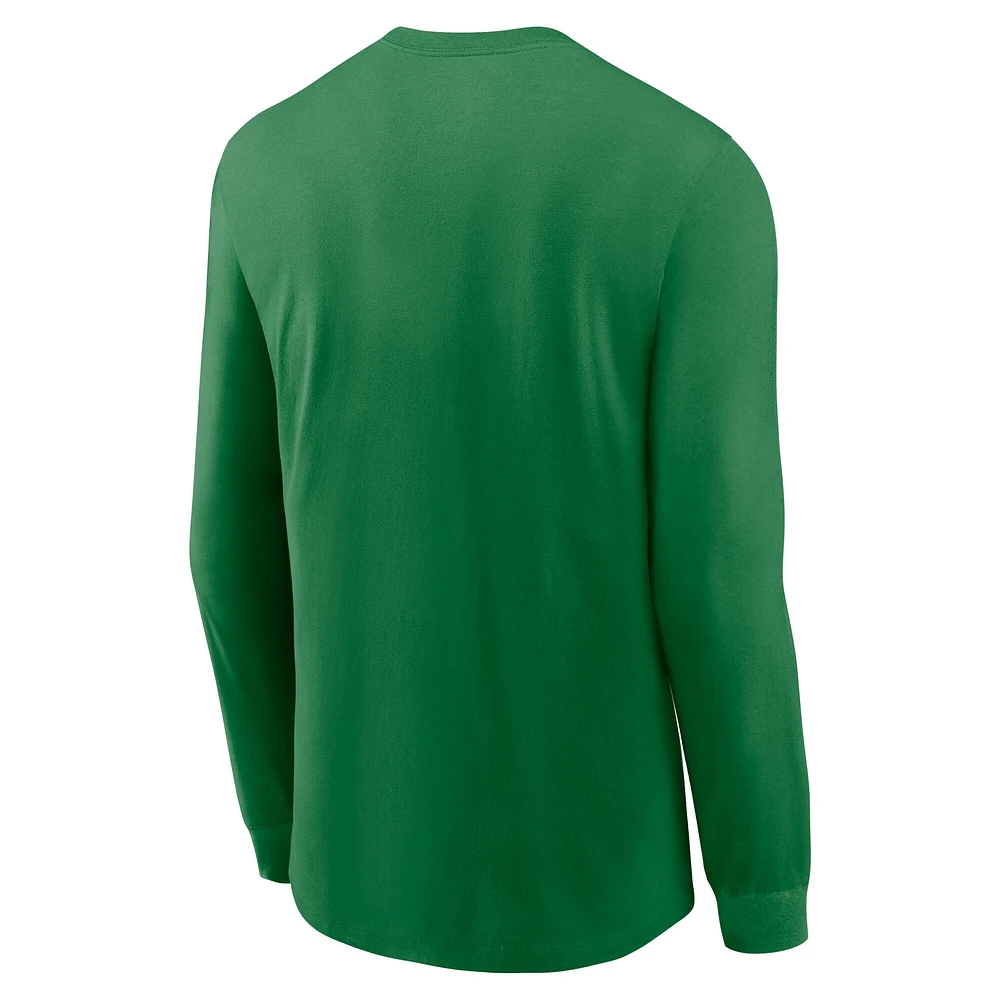 Men's Nike Green Oregon Ducks 2024 Sideline Legend Performance Long Sleeve T-Shirt