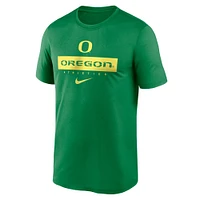 Men's Nike Green Oregon Ducks 2024 Sideline Legend Performance  T-Shirt