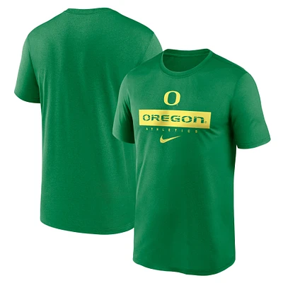 T-shirt Nike vert Oregon Ducks 2024 Sideline Legend Performance pour homme