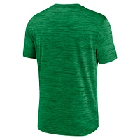 Men's Nike  Green Oregon Ducks Campus Center Block Velocity Performance T-Shirt