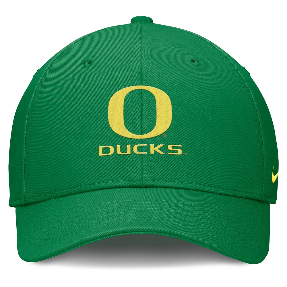 Men's Nike Green Oregon Ducks Campus Club Adjustable Hat