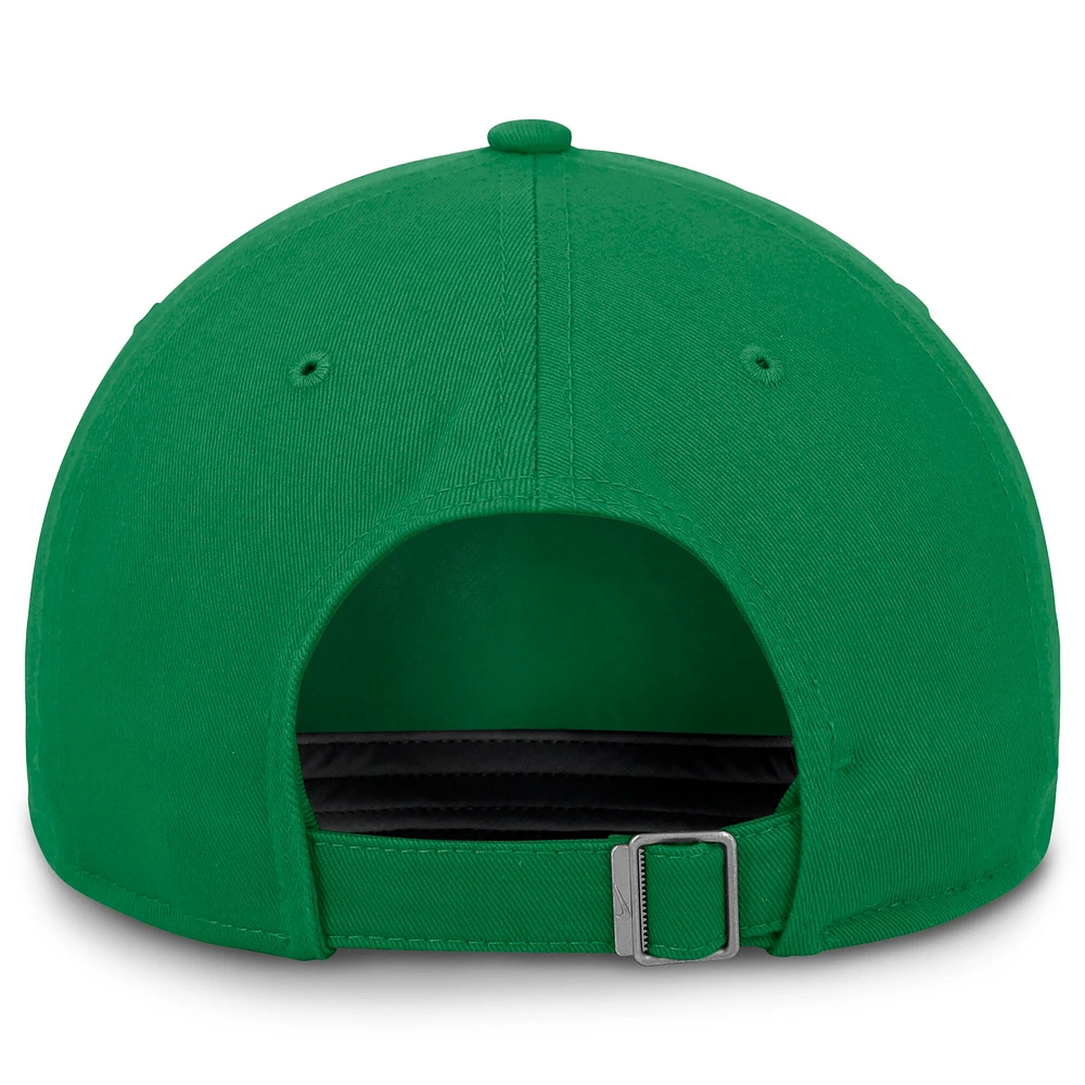 Men's Nike Green Oregon Ducks Club Performance Adjustable Hat