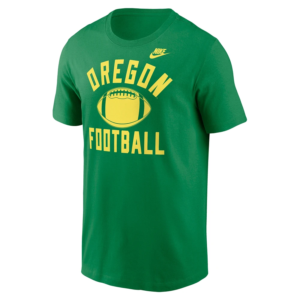 T-shirt Nike pour homme, vert, Oregon Ducks, Legacy Football Icon