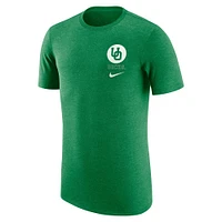 Men's Nike Green Oregon Ducks Retro Tri-Blend T-Shirt