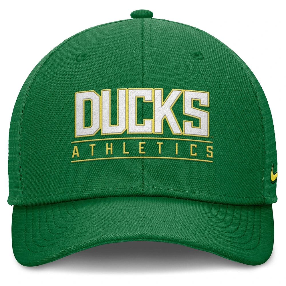 Men's Nike Green Oregon Ducks Rise Adjustable Hat