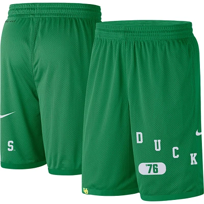 Short de performance Nike Oregon Ducks Wordmark vert pour homme