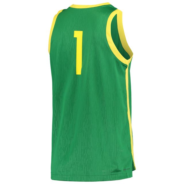 Maillot de basket-ball réplique Nike #1 vert Oregon Ducks pour homme