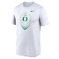Men's Nike White Oregon Ducks Primetime Legend Icon Performance T-Shirt