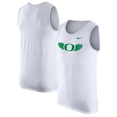 Débardeur Nike blanc pour hommes des Ducks de l'Oregon